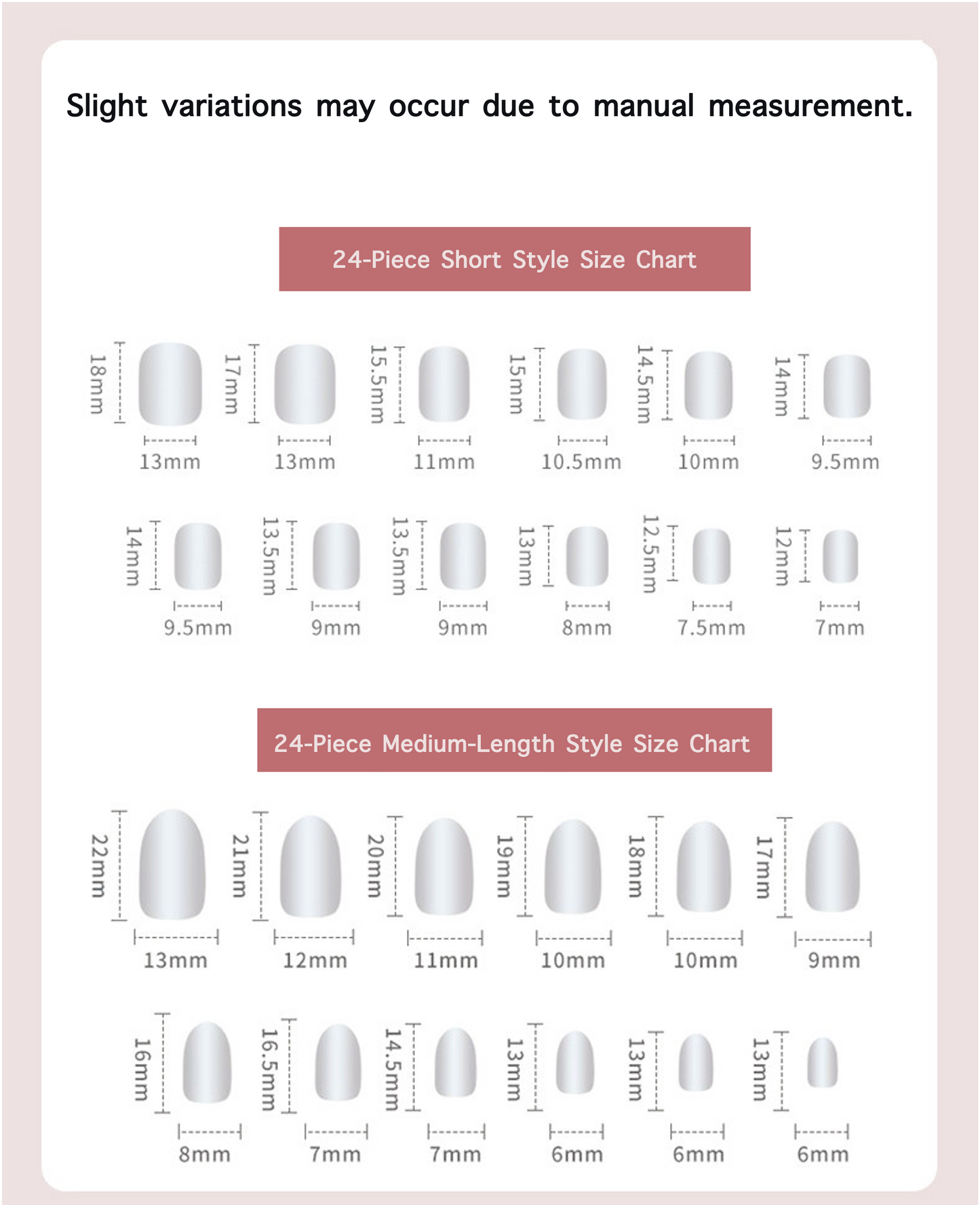 Wearable Press-On Nails (Glitter) - Complete Salon-Quality Kit (24 Pcs + Tools)